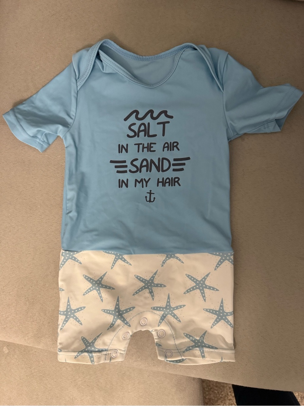 Infant Short-Sleeve Swimsuit Rashguard